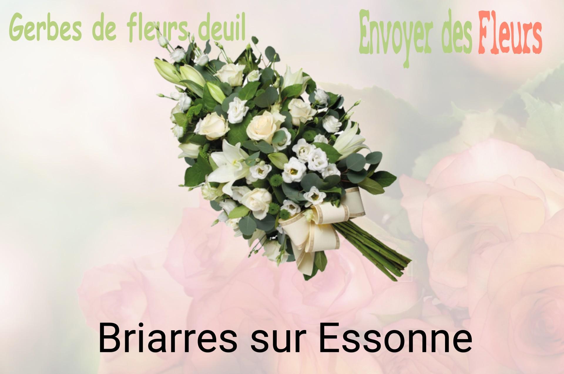 Gerbe de fleurs de deuil livrée à Briarres-sur-Essonne